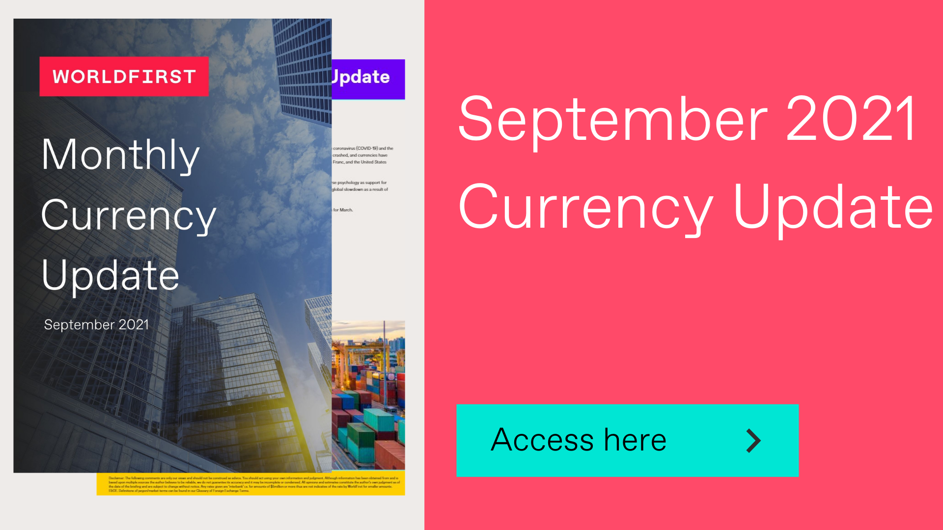 September 2021 currency update