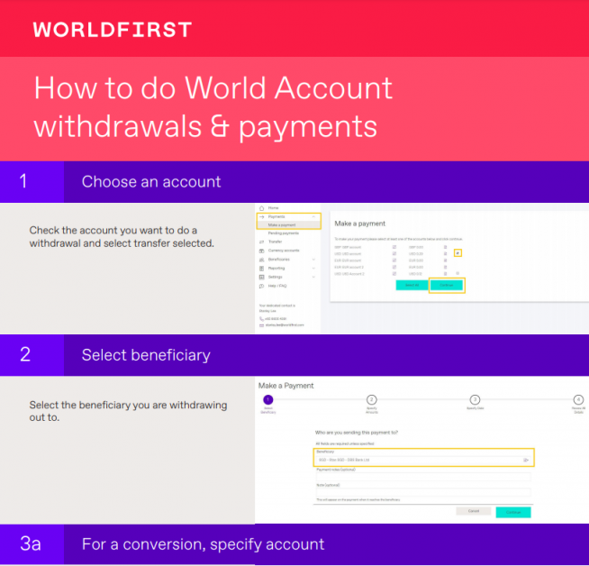 How to withdraw from World Account